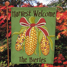 Personalized Fall Harvest Garden Flags