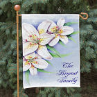 Personalized Easter Lily Welcome Garden Flag