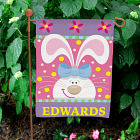Personalized Easter Bunny Garden Flags