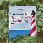 Personalized Lighthouse Garden Flag