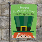 Personalized St. Patrick's Day Garden Flag