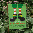 Personalized Happy St. Patrick's Day Garden Flag