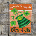 Personalized Irish Family Welcome Garden Flag