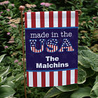 Personalized Made In The USA Garden Flag