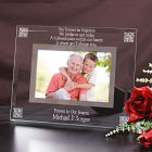 Engraved Memorial Glass Picture Frame G912901