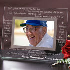 Engraved Memorial Glass Picture Frame G912911