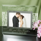 Mr. and Mrs. Wedding Glass Picture Frame G929131