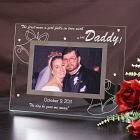 Engraved Wedding Glass Picture Frame G98101