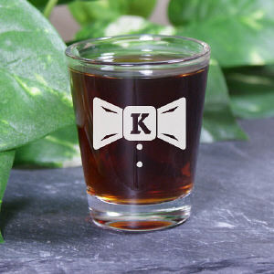 Engraved Groom Shot Glass