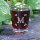 Engraved Shamrock Shot Glass 239565