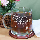 Engraved Godmother Glass Mug