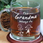 Engraved Belongs to Glass Mugs