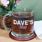 Engraved Any Name Glass Mug G23640