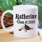 Diploma Rose Class Of Personalized Graduation Coffee Mug