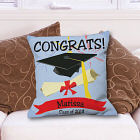 Personalized Graduation Congrats Throw Pillow