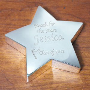 Reach For The Stars Silver Star Graduation Keepsake