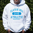 Personalized Class of...Athletic Graduation Hooded Sweatshirt