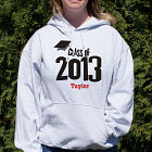 Personalized Graduation Cap Class Of Hooded Sweatshirt