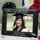Engraved Black Graduation Picture Frame L588718X