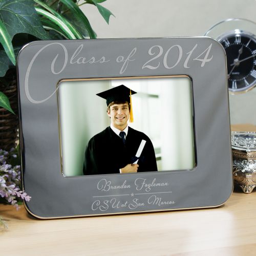 Silver Graduation Picture Frame GiftsForYouNow