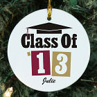 Personalized Ceramic Ornament for Graduation
