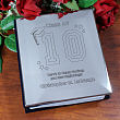 Engraved Graduation Silver Album