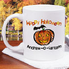 Jack-O-Lantern Halloween Personalized Coffee Mug