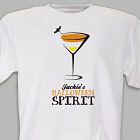Personalized Martini Halloween Spirit T-Shirt 34536X