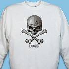 Personalized Skull and Crossbones Sweatshirt 54482X