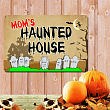 Personalized Haunted House Halloween Metal Wall Sign 629954