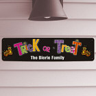Trick or Treat Halloween Metal Sign