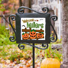 Personalized Halloween Garden Stake