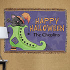 Personalized Happy Halloween Tapestry Throw Blanket