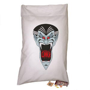 Photo Trick Dracula Personalized or Treat Sack