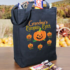 Pumpkin Patch Personalized Halloween Tote Bag