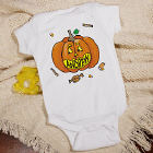 Pumpkin Name Infant Halloween Creeper