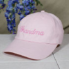 Embroidered Any Name Pink Hat