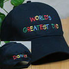 Embroidered World's Greatest Dad Hat 842656X