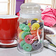 Engraved Hair Stylist Glass Treat Goodies Jar 230124
