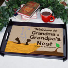 Personalized Welcome Serving Tray
