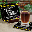 Full Throttle Lounge Personalized Coaster Set 629209CS