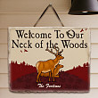 Neck Of The Woods Personalized Slate Plaque 63124647