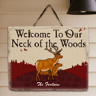 Neck Of The Woods Personalized Slate Plaque 63124647