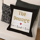 Personalized Live, Laugh, Love Throw Pillow 83020533