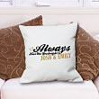 Always Kiss Me Goodnight Personalized Throw Pillow 83029493