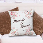 Personalized Couples Throw Pillow