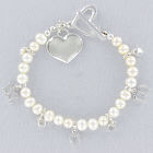 Engraved Freshwater Pearl Mom Bracelet D1BP1252