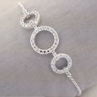 Sterling Silver Open Circle Bracelet