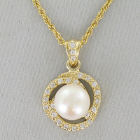 Goldtone Fresh Water Pearl Necklace