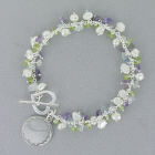 Engraved Multi Stone Bracelet D1BP1190-MU3